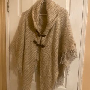 OS cozy parka poncho